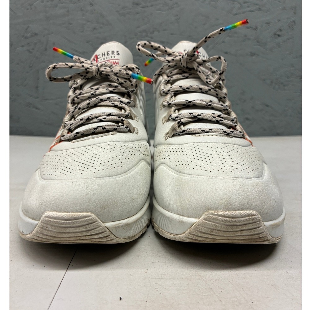 Skechers Uno Floating Love Sneakers Women's White Hearts Rainbow Casual Shoes 9 - Picture 5 of 16